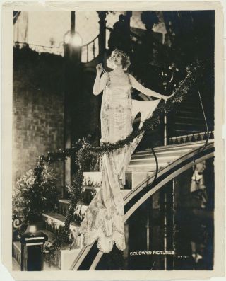 1923 Mae Busch " Souls " Early Horror Film Vintage Studio Photo