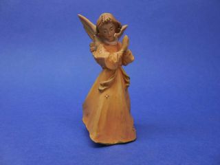 Praying Angel Vintage Anri From 6 " Carved Wood Nativity Set