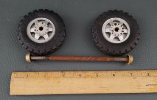 Vintage Buddy L Parts 2 Wheels And Axel