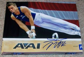 Sam Mikulak Usa Gymnastics Signed Autograph 8x10 Photo G W/proof Samuel