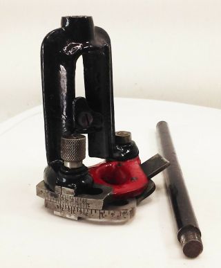 Vtg Antique Millers Falls Adjustable Hollow Auger Dowel Tenon Cutter Brace Tool