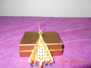 Vintage Christmas Tree Pin by Mylu 2