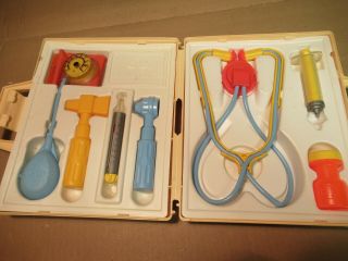 Fisher Price Medical Dr Nurse Kit Vintage 1977 Toy Appears Complete Us Ship