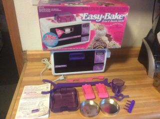 1997 Vintage Hasbro Easy Bake Oven Snack Center And Accessories 7