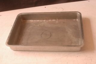 Vintage Stainless Steel Photography Photo Developing Tray 9 X 13 "