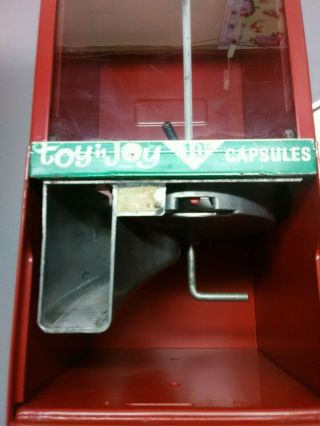 Vintage Becker Toy ' n Joy 10 Cent 1960 ' s Capsule Vending Machine 2
