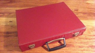Vintage 1970s / 1980s Large Music Cassette Tape Box Carry Case,  Retro