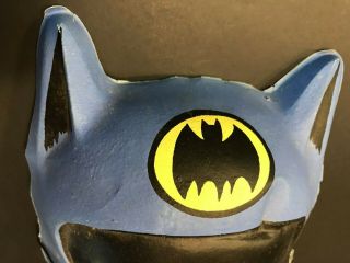 Vintage 1966 Batman Children’s Halloween Costume Mask Cape 3