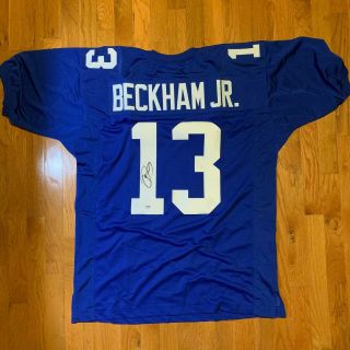 Odell Beckham Jr.  Signed Auto Autograph Full Size Jersey Psa Dna Giants Ab
