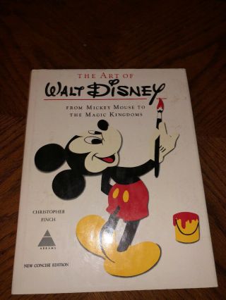 Vtg 1983 The Art Of Walt Disney Edition Large Hardcover Book Christopher Finch