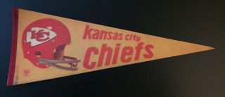 Kansas City Chiefs Vintage Nfl Football Pennant
