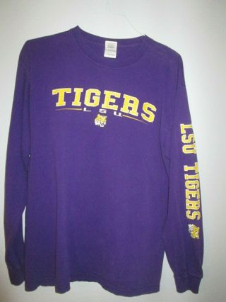 Lsu Tigers,  Long Sleeve T - Shirt,  Size Large,