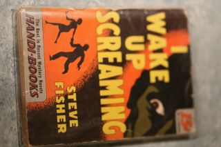 Steve Fisher I WAKE UP SCREAMING (1944) Film Noir Vintage Paperback 1st edition 2