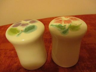 Vintage Floral By Franciscan Salt And Pepper Shaker,  Made In Usa,  Discontinued