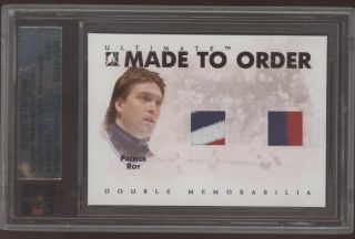 2005 - 06 Itg Ultimate Memorabilia Patrick Roy Made To Order Dual Patch True 1/1