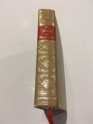 Vintage Leatherbound - - The of Guy de Maupassant by Black ' s Readers Service 2