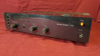 Vintage Harman Kardon 230e Am/fm Stereo Receiver W/ Dual Top - Front Radio Dial