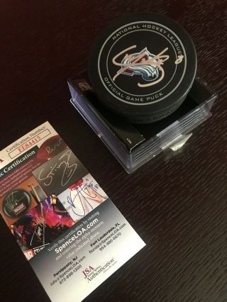Cale Makar Signed Autographed Colorado Avalanche Official Nhl Hockey Puck Jsa