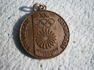 Munich 1972 Olympic Games München Munchen Germany Medal Medaille Olympiade Spiel