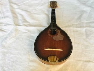 Vintage Zim - Gar Mandolin Deluxe Wood A Style Mandolin Ukulele L@@k