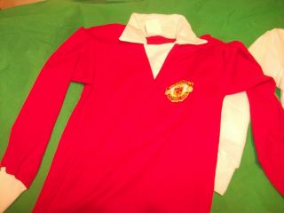 Vintage Umbro 1970 ' s Manchester United shirts/Boys 3