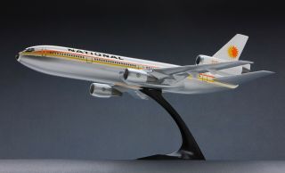 Vintage Verkuyl National Airlines Mcdonnell Douglas Dc - 10 Travel Agency Model