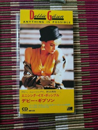 Debbie Gibson Japan 3 Inch Cd Single Anything Is Possible Vintage