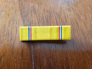 Wwii American Defense Service Medal Ribbon,  Vintage Jeweler 