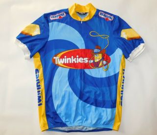 Vintage 2003 Pearl Izumi Hostess Twinkies The Kid Cycling Jersey Short Sleeve L
