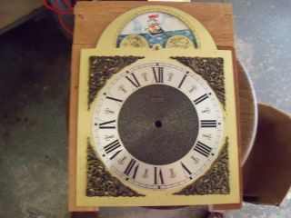 Vintage Emperor Grandfather Clock Face With Moon Dial