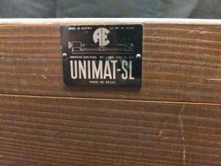 Vintage Unimat SL DB - 200 Mini Lathe Wood Storage Box 3