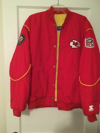 Vintage Nfl Kansas City Chiefs Starter Jacket 1990 