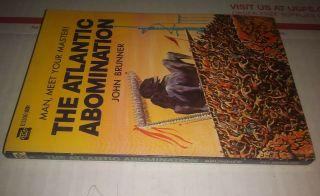 THE ATLANTIC ABOMINATION by John Brunner ; RARE 1966 ACE BOOK 03300 NEAR 2