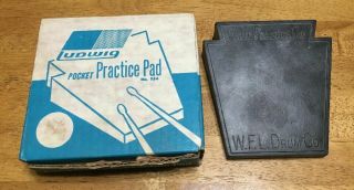 Ludwig Pocket Practice Pad - 354 - Wfl Drum Co.  Indestructo Vintage