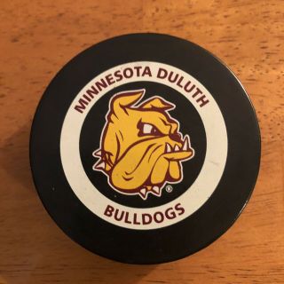 University Of Minnesota Duluth Game Puck Wcha Nchc College Hockey