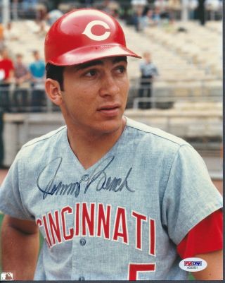 Johnny Bench Reds Signed 8x10 Photo Autograph Auto Psa/dna Ad92951