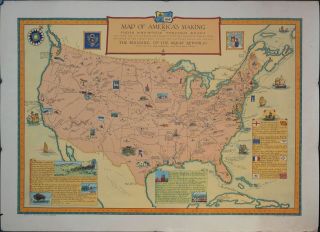 1926 Map Of America 