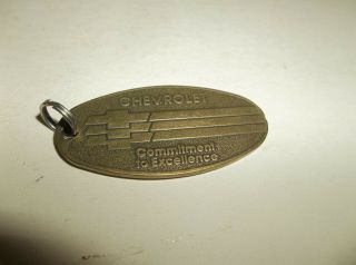 Vtg Chevrolet Car Key Fob - Deposit If Found Royal Oak Michigan Address