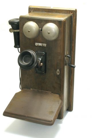 Northern Electric N317 - G Antique Wall Phone,  With Rotary Circuitry