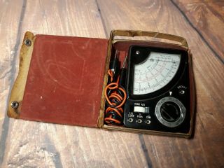 Portable Vintage Ttc - Ac / Dc Volt Meter Model - C1001 (ohms 20.  000 Per Volt Dc)