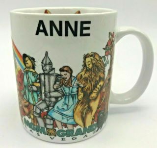 Vintage Wizard Of Oz Mug Personalized Anne Mgm Grand Las Vegas 1996 Coffee Cup