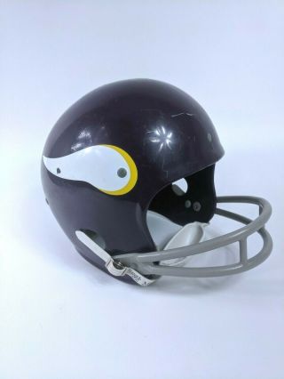 Vintage Minnesota Vikings Football Helmet Rawlings Hnfl - N Large Youth