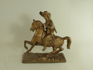 Vintage Cast Spelter Buffalo Bill Figurine Statue
