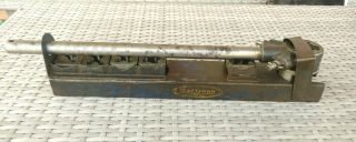 Vintage Craftsman Pipe Threader Set - 5 Square Dies In Metal Container