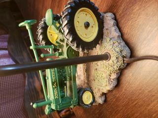 Vintage John Deere 1999 Tractor Table Lamp with Shade 3