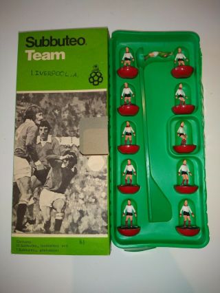 Vintage Subbuteo Hw Team - Ref 81 - Liverpool Away
