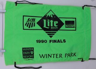 Vintage Green 1990 Finals Nastar Us Ski Team Slalom Pole Gate Flag Skiing