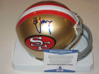 Steve Young Signed San Francisco 49ers Mini - Helmet,  Beckett