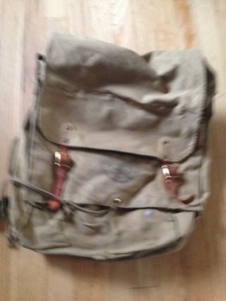 Vtg Bsa/boy Scouts Of America 574 Yucca Pack Canvas Backpack Mfg Diamond Brand