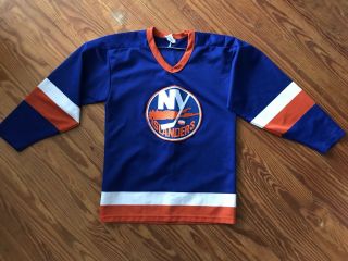 Vintage York Islanders Ccm Hockey Jersey Made In Usa Size Small